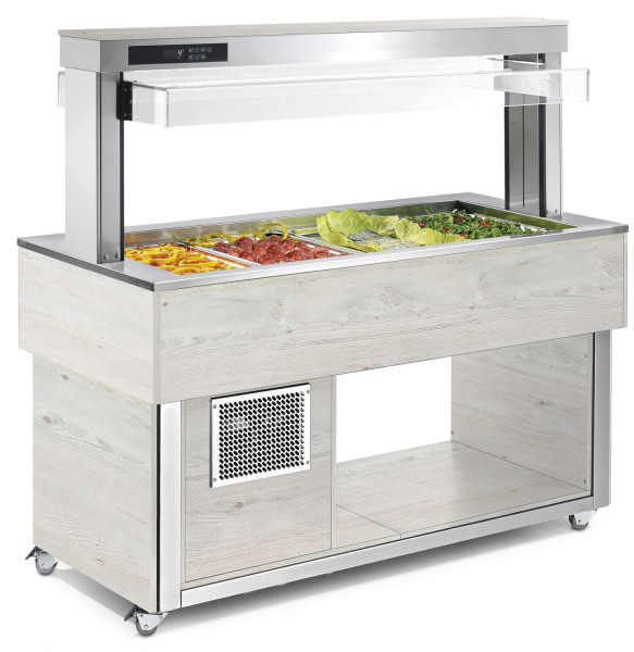 TR-GREEN 4/1, Farbton Hemlock, mit funierter Holzstruktur