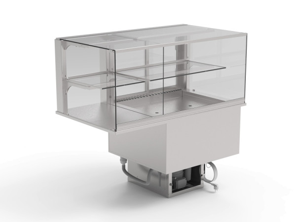 KGU GE-120-53-E R290, eigengekühlt Kombinationsvitrine kalt/ungekühlt