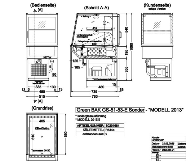 Green BAK GS-51-53-E Sonder