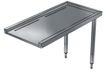 Zulauftisch 1200 links